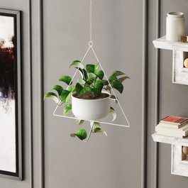 Aberto Design Maceta Decorativa Harpusta - Blanco